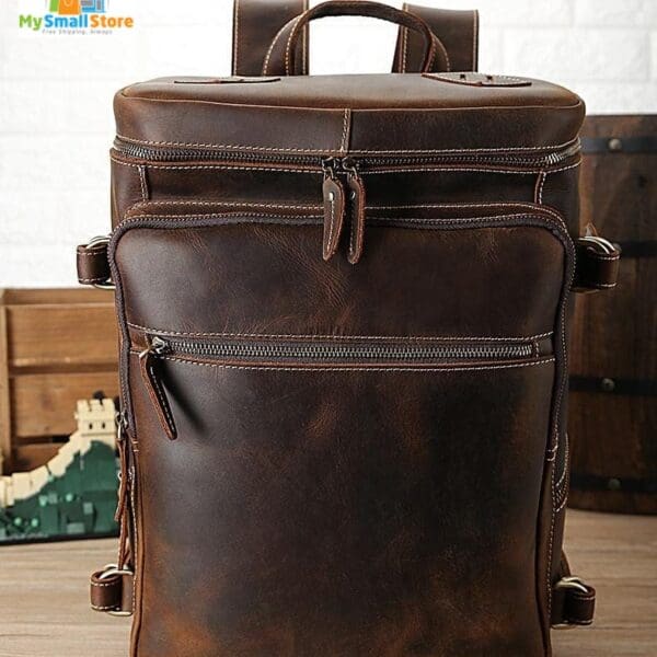 Steel Horse Leather The Raoul Backpack | Handmade Vintage Leather Backpack 9