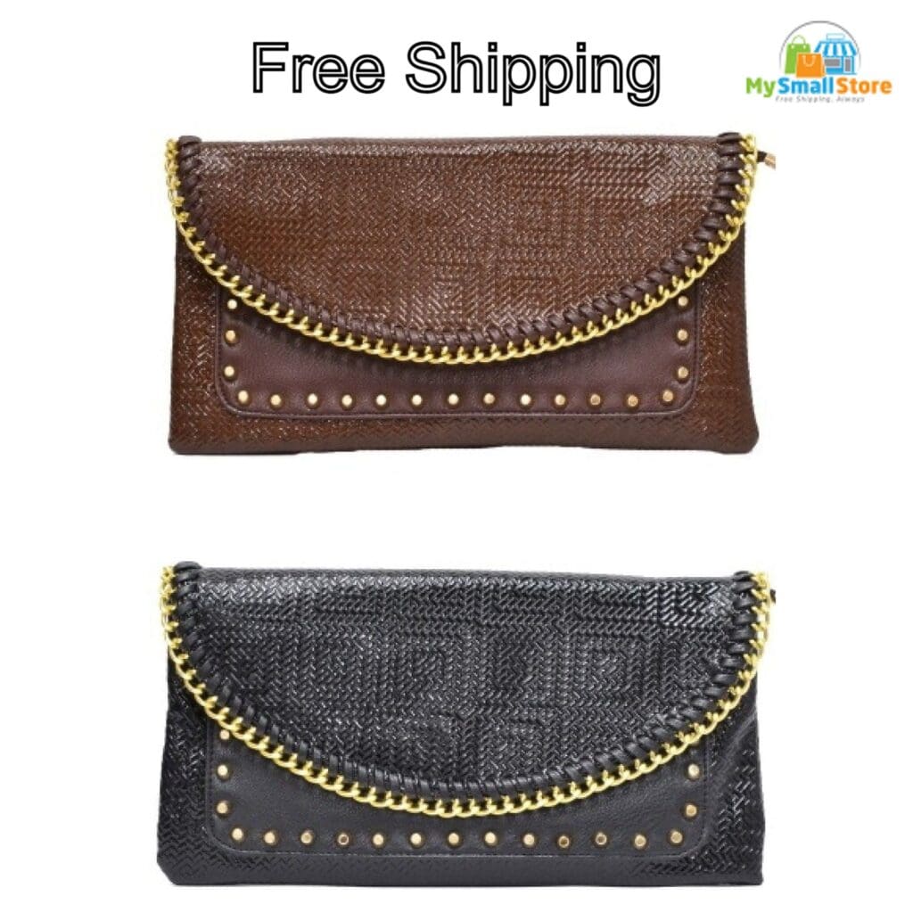 Studded Clutch Bag