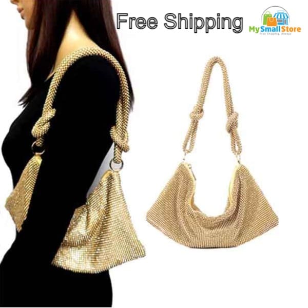 Rhinestone Bling Shoulder Bag