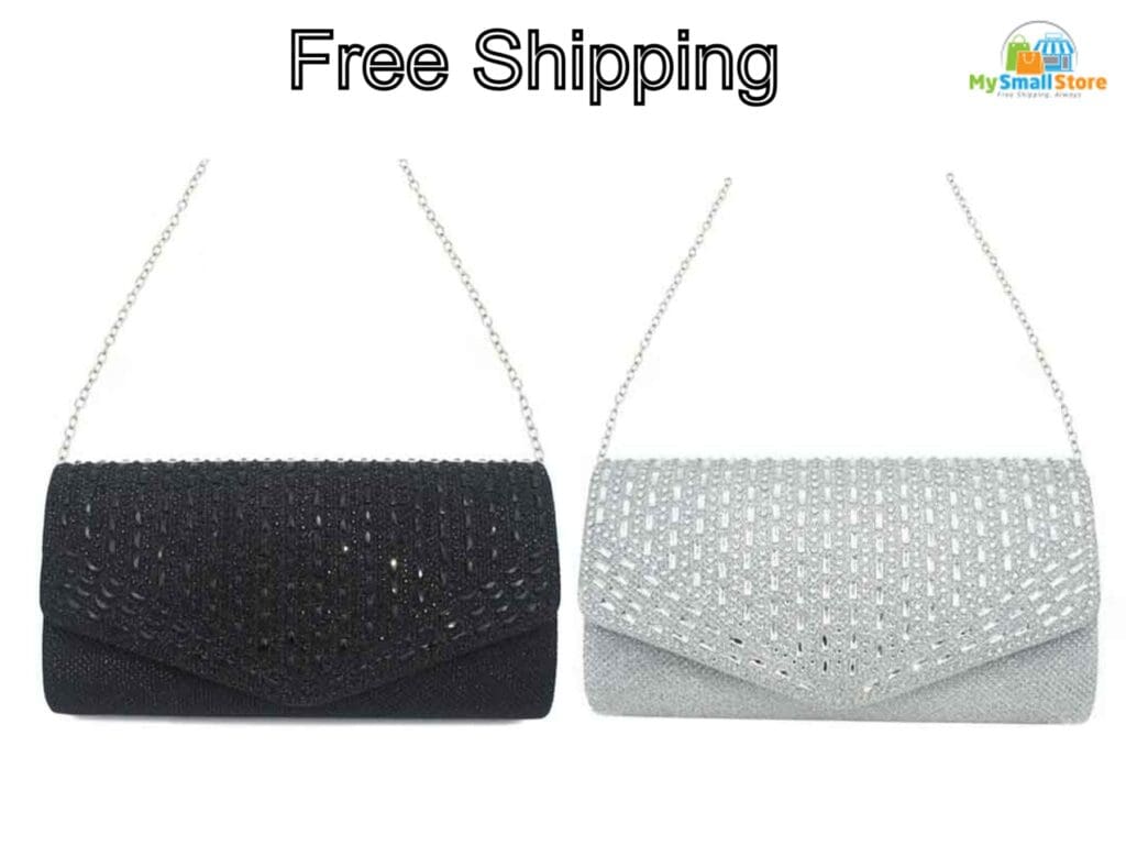 Rhinestone Evening Clutch Bag