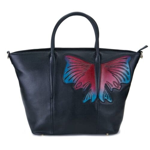 Bellorita Butterfly Black Top Handle Bag 2