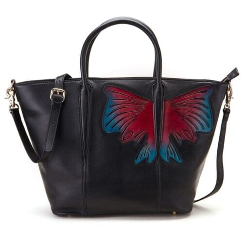 Bellorita Butterfly Black Top Handle Bag