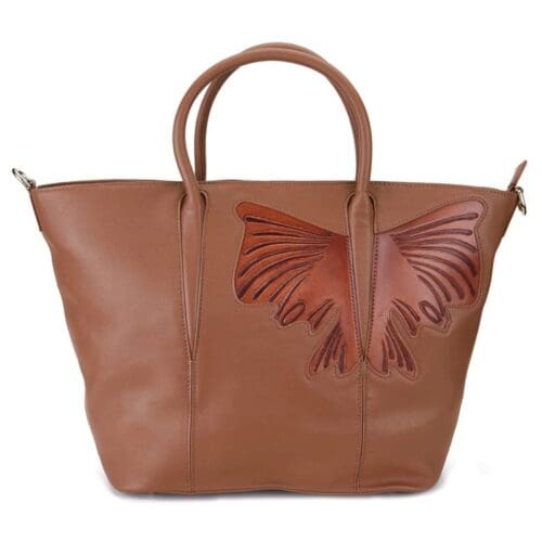 Bellorita Butterfly Brown Top Handle Bag 2