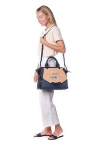 Bellorita Koi Large Blue Crossbody Bag 5