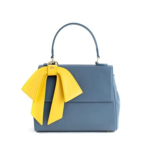 Gunas New York - Cottontail - Deep Blue Vegan Leather Crossbody Bag