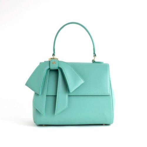 Gunas New York - Cottontail - Cyan Vegan Leather Crossbody Bag