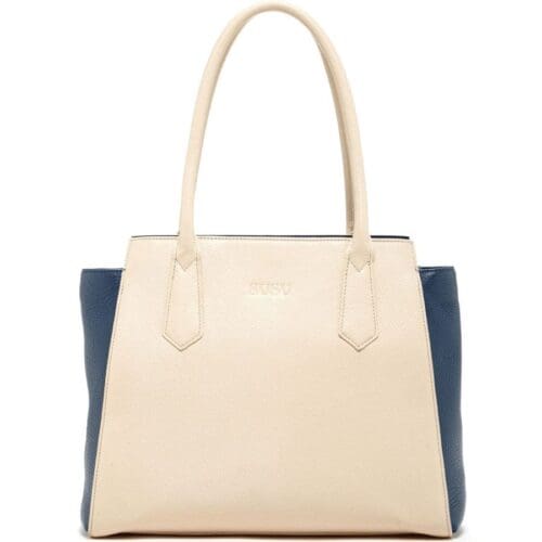 SUSU Jody Off White Leather Shoulder Bag - Must Have
