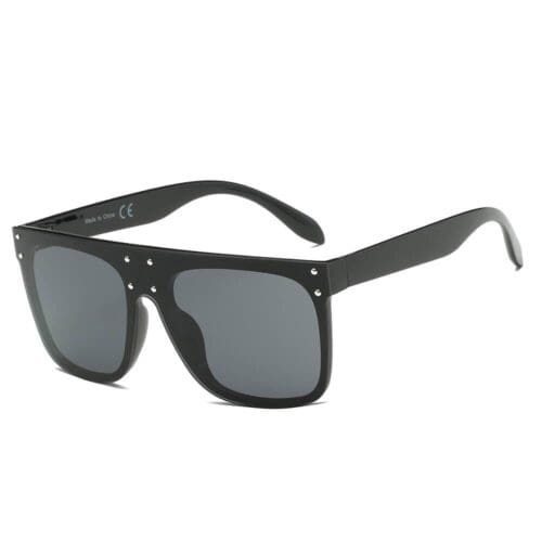 Cramilo Eyewear Akron Flat Top Mirrored Sunglasses