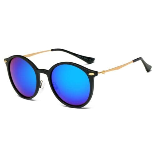 Cramilo Eyewear Dewitt Horn Rimmed Keyhole Sunglasses