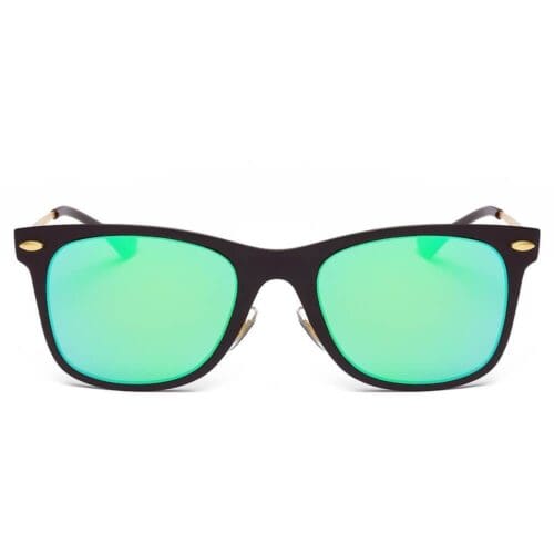 Cramilo Eyewear Dugald Horn Rimmed Rectangle Sunglasses 2