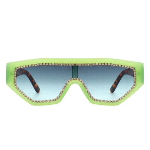 Cramilo Eyewear Goldleaf Geometric Glitter Sunglasses 2