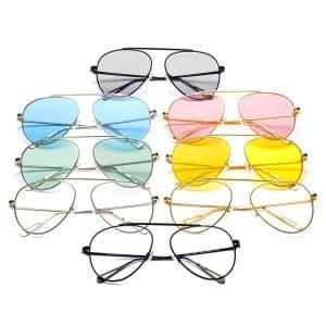 Cramilo Eyewear Hidalgo Tinted Lens Aviator Sunglasses 17