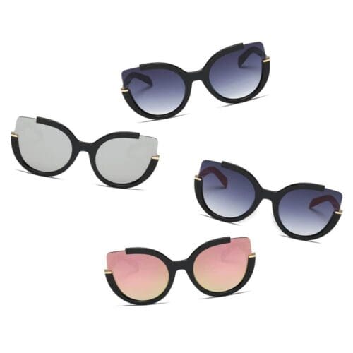 Cramilo Eyewear Lenox Cut Out Vogue Cat Eye Sunglasses 11