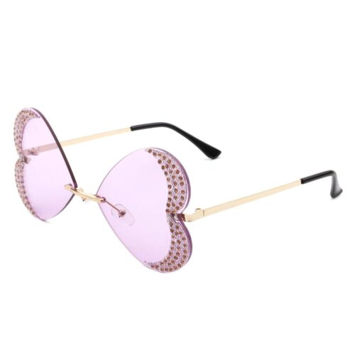 Cramilo Eyewear Quixotia Butterfly Heart Shape Sunglasses