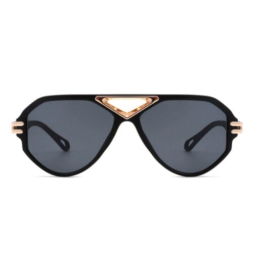 Cramilo Eyewear Unityth Geometric Round Aviator Sunglasses 2
