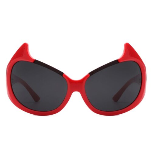Cramilo Eyewear Vaelin Oversized Round Cat Eye Sunglasses 2