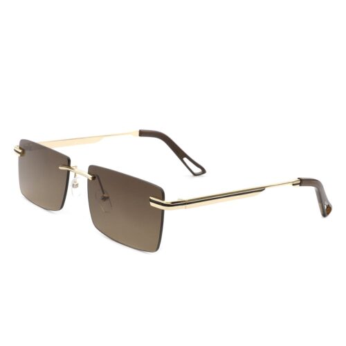 Cramilo Eyewear Vibrante Rectangle Fashion Flat Top Sunglasses