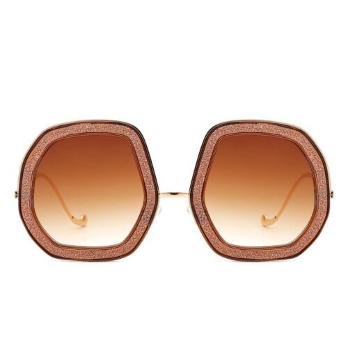 Cramilo Eyewear Xanadawn Geometric Glitter Sunglasses 2
