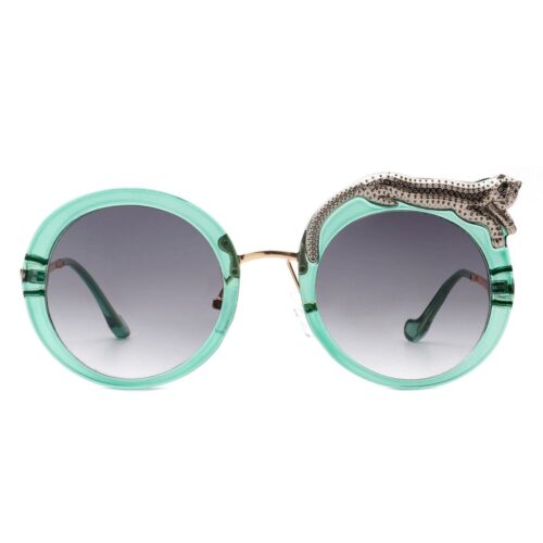 Cramilo Eyewear Yellowze Oversize Round Sunglasses 2