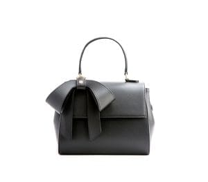 Gunas New York Cottontail Black Vegan Leather Bag