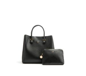 Gunas New York Jane Black Vegan Leather Bag
