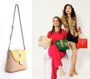 Gunas New York Kate Nude Vegan Basket Shoulder Bag 6