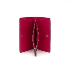 Gunas New York Madison Silver Vegan Leather Wallet 4