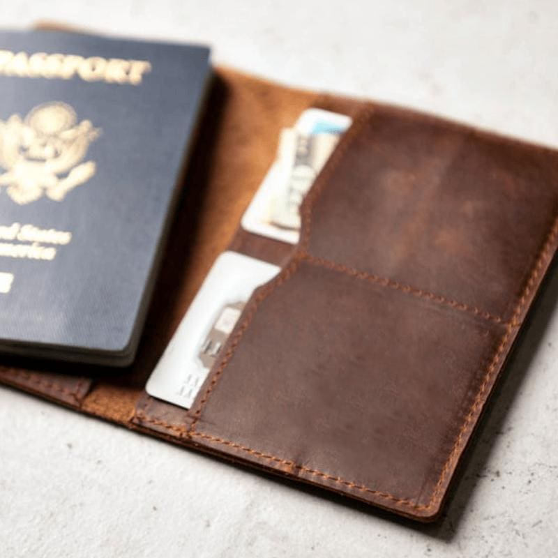 Priam Handmade Leather Passport Cover 6