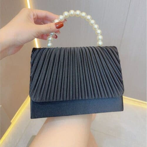 Shomico French Pleated Evening Bag Must Have
