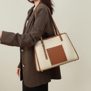 Shomico Large Leather Shoulder Bag Gorgeous 4