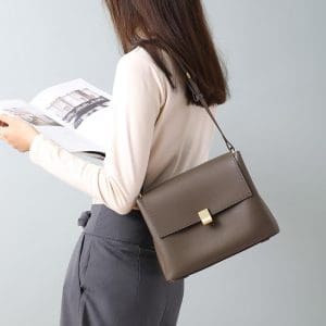 Shomico Leather Messenger Bag New Trendy Bag 3