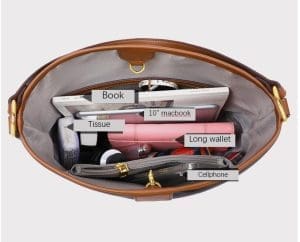 Shomico Shoulder Bag Large Capacity Genuine Leather 2