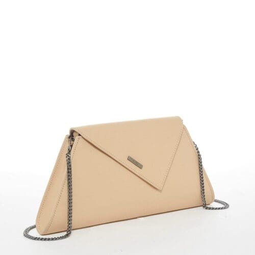 Susu Angelica Nude Leather Clutch Bag Fast Shipping 2