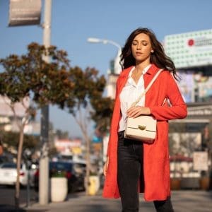 Susu Elizabeth Off White Leather Shoulder Bag 6