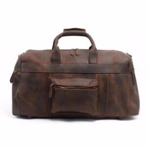 Handcrafted Leather Duffle Bag