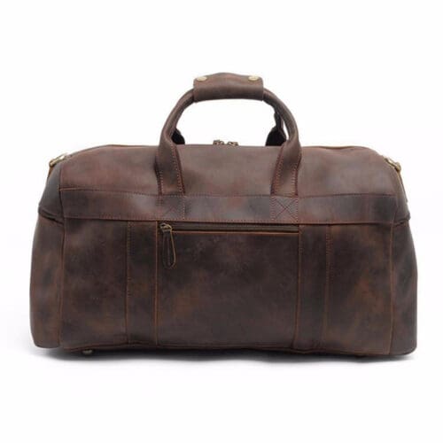 The Asta Weekender Handcrafted Leather Duffle Bag 7