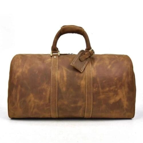 The Bjarke Weekender Handcrafted Leather Duffle Bag 2