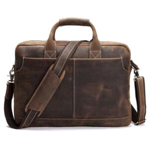 Vintage Leather Messenger Bag
