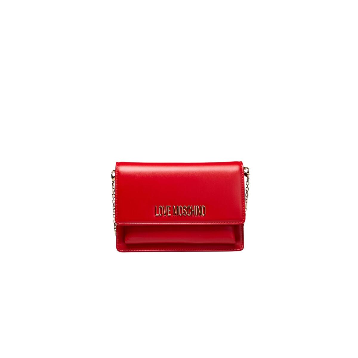 Love Moschino ボディバッグ RED○関送無料○ Love Moschino Crossbody Bags Women Polyurethane Red | B-Exit