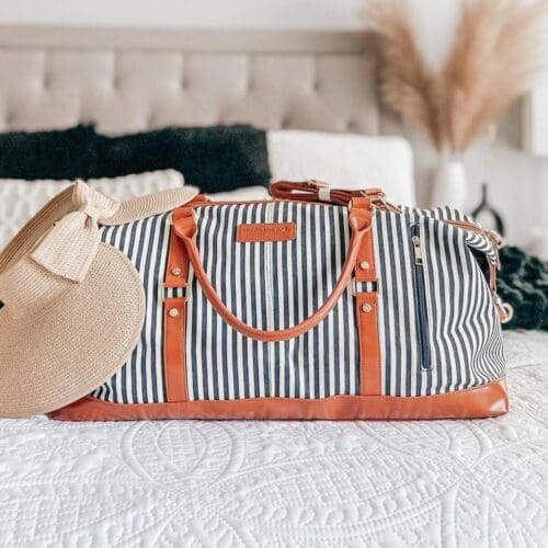 Threaded Pear Canvas Weekender 6