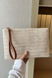 Straw Woven Wristlet