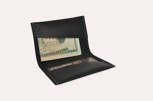 Kiko Men's Classic Leather Wallet - Pebbled Top Grain Cowhide, 6 Card Slots, Slim Bifold Design - View #4
